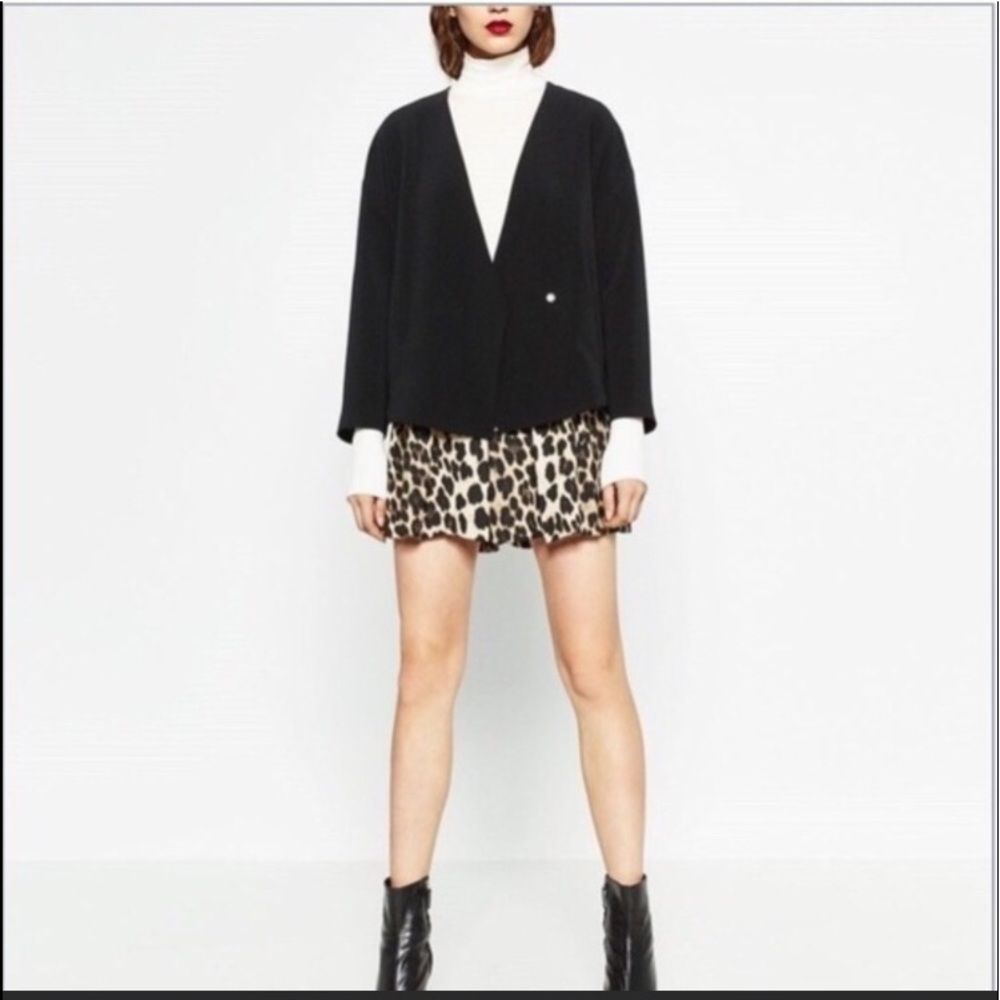 Zara Basic Outerwear Womens Side Buckle Jacket XS